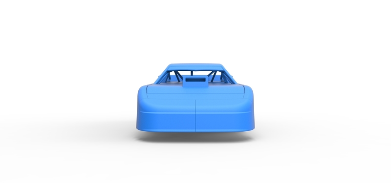 Shell of New Zealand Super Saloon race car 1:25 - Pinshape