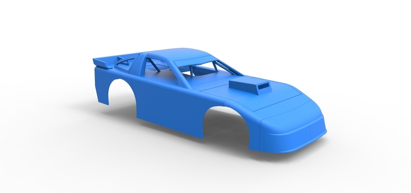 Car Shell Pattern Shell of New Zealand Super Saloon race car 1:25 - Pinshape