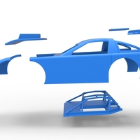 Shell of New Zealand Super Saloon race car 1:25 - Thumbnail 22