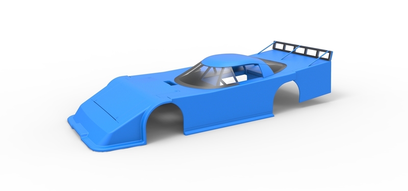 Shell of Asphalt Outlaw Super late model 1:25