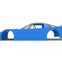 Shell of Asphalt Outlaw Super late model 1:25 - Thumbnail 7