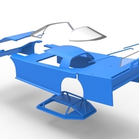 Shell of Asphalt Outlaw Super late model 1:25 - Thumbnail 23