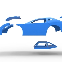 Shell of Australian Super Sedan Version 2 Scale 1:25 - Thumbnail 21