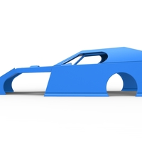 Shell of Dirt Modified stock car Scale 1:25 - Thumbnail 7