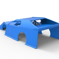 Shell of Dirt Modified stock car Scale 1:25 - Thumbnail 9