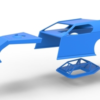 Shell of Dirt Modified stock car Scale 1:25 - Thumbnail 15