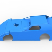 Shell of Dirt Modified Super stock car Scale 1:25 - Thumbnail 8