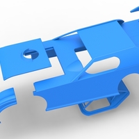 Shell of Dirt Modified Super stock car Scale 1:25 - Thumbnail 19