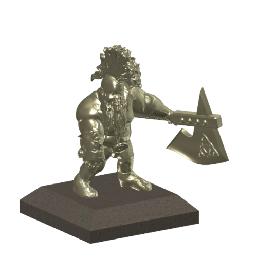 Gotrek Gurnisson 3D Print 56691