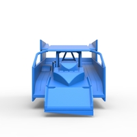 Shell of Northeast Outlaw Dirt Modified stock car V1 Scale 1:25 - Thumbnail 5