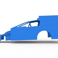 Shell of Northeast Outlaw Dirt Modified stock car V1 Scale 1:25 - Thumbnail 7