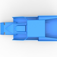 Shell of Northeast Outlaw Dirt Modified stock car V1 Scale 1:25 - Thumbnail 9