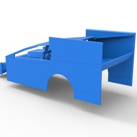 Shell of Northeast Outlaw Dirt Modified stock car V1 Scale 1:25 - Thumbnail 10