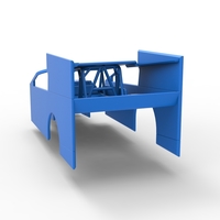 Shell of Northeast Outlaw Dirt Modified stock car V1 Scale 1:25 - Thumbnail 11