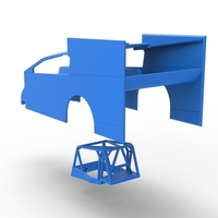 Shell of Northeast Outlaw Dirt Modified stock car V1 Scale 1:25 - Thumbnail 20