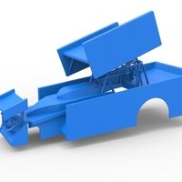 Shell of Northeast Outlaw Dirt Modified stock car V2 Scale 1:25 - Thumbnail 1