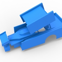 Shell of Northeast Outlaw Dirt Modified stock car V2 Scale 1:25 - Thumbnail 2