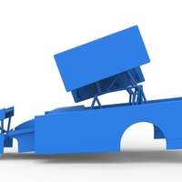 Shell of Northeast Outlaw Dirt Modified stock car V2 Scale 1:25 - Thumbnail 7