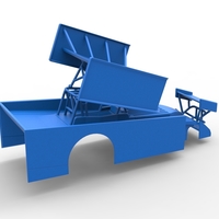 Shell of Northeast Outlaw Dirt Modified stock car V2 Scale 1:25 - Thumbnail 14