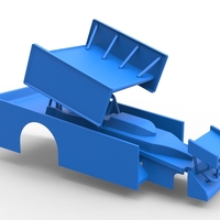 Shell of Northeast Outlaw Dirt Modified stock car V2 Scale 1:25 - Thumbnail 17