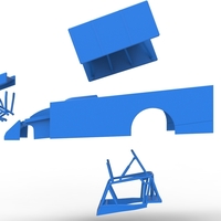 Shell of Northeast Outlaw Dirt Modified stock car V2 Scale 1:25 - Thumbnail 23