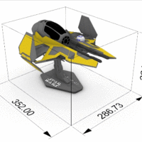 JEDI STARFIGHTER STAR WARS 1:24 - Thumbnail 10