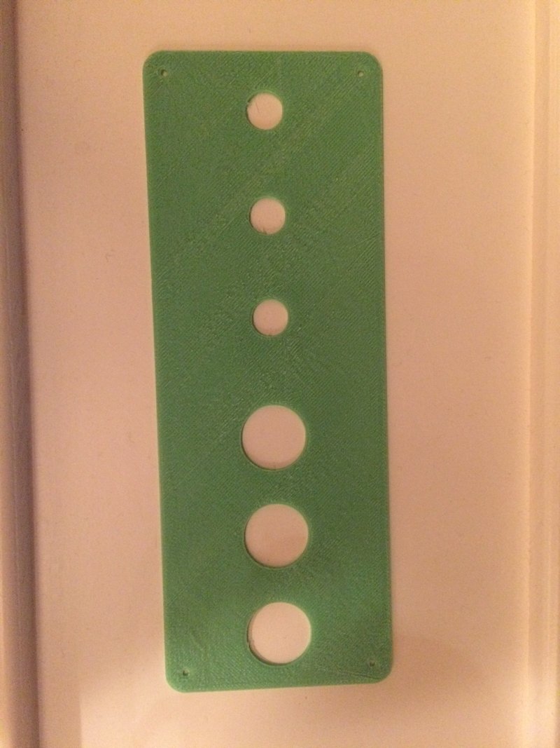 Automotive Dash Switch Plate