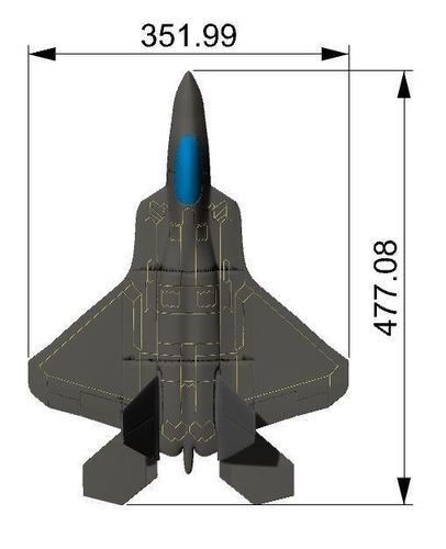 3D Printed F-22 RAPTOR by dougldp21 | Pinshape