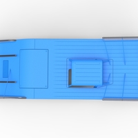 Shell of Vintage Outlaw dirt late model race car 1:25 - Thumbnail 8