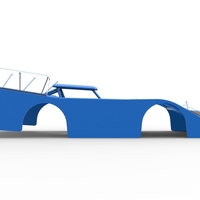 Shell of Vintage Outlaw dirt late model race car 1:25 - Thumbnail 13