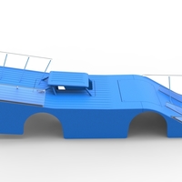 Shell of Vintage Outlaw dirt late model race car 1:25 - Thumbnail 14