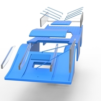 Shell of Vintage Outlaw dirt late model race car 1:25 - Thumbnail 19