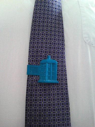 TARDIS tie clip 3D Print 56717