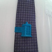 Small TARDIS tie clip 3D Printing 56717