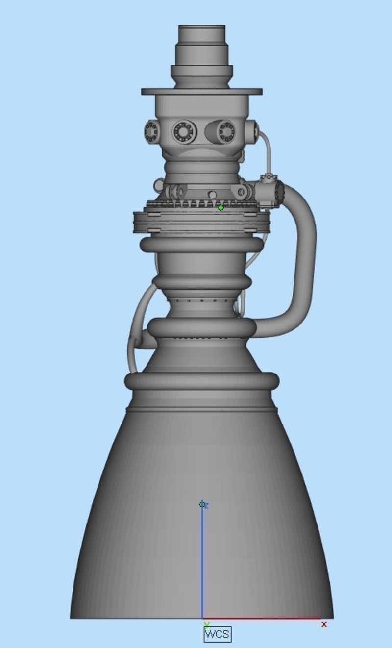 SPACEX RAPTOR 3 (30cm) - Pinshape