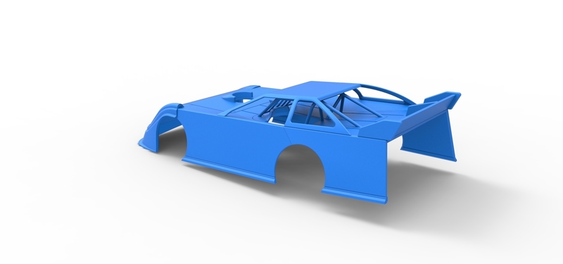 Hard Shell Model Kit Shell of Super Dirt Late model Version 1 Scale 1:25 - Pinshape