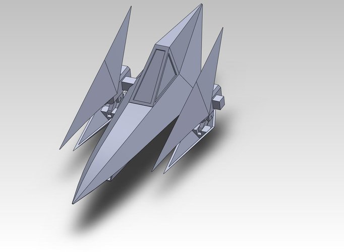 Star Fox Arwing 3D Print 56728