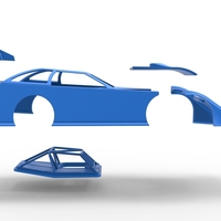 Shell of Super Dirt Late model Version 1 Scale 1:25 - Thumbnail 24