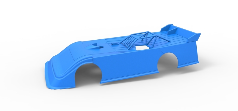 Shell of Super Dirt Late model Version 2 Scale 1:25