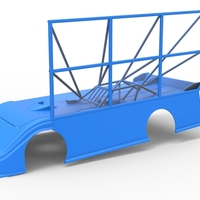 Shell of Super Dirt Late model with side wing 1:25 - Thumbnail 1