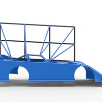 Shell of Super Dirt Late model with side wing 1:25 - Thumbnail 13