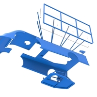 Shell of Super Dirt Late model with side wing 1:25 - Thumbnail 18