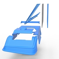 Shell of Super Dirt Late model with side wing 1:25 - Thumbnail 19