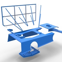 Shell of Super Dirt Late model with side wing 1:25 - Thumbnail 23