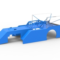 Shell of Outlaw Figure 8 Modified stock car 1:25 - Thumbnail 1