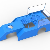 Shell of Outlaw Figure 8 Modified stock car 1:25 - Thumbnail 2