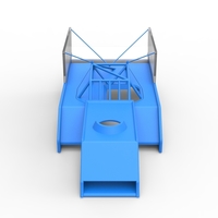 Shell of Outlaw Figure 8 Modified stock car 1:25 - Thumbnail 6
