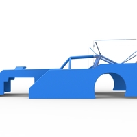 Shell of Outlaw Figure 8 Modified stock car 1:25 - Thumbnail 7