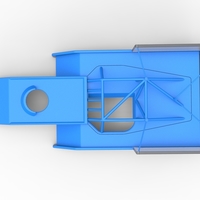 Shell of Outlaw Figure 8 Modified stock car 1:25 - Thumbnail 9