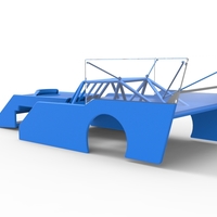 Shell of Outlaw Figure 8 Modified stock car 1:25 - Thumbnail 10